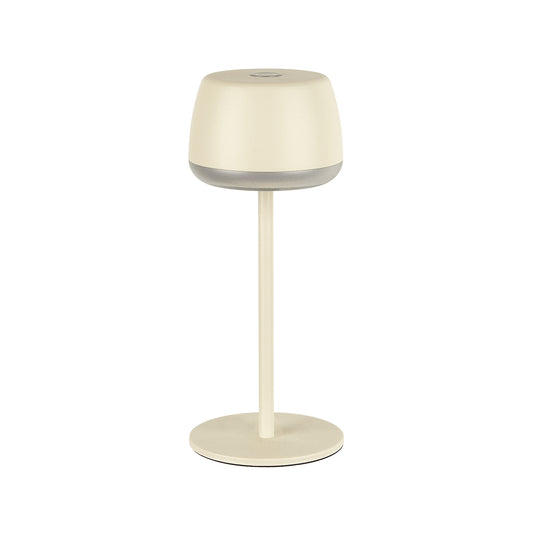Gløtt bordlampe oppladbar matt hvit