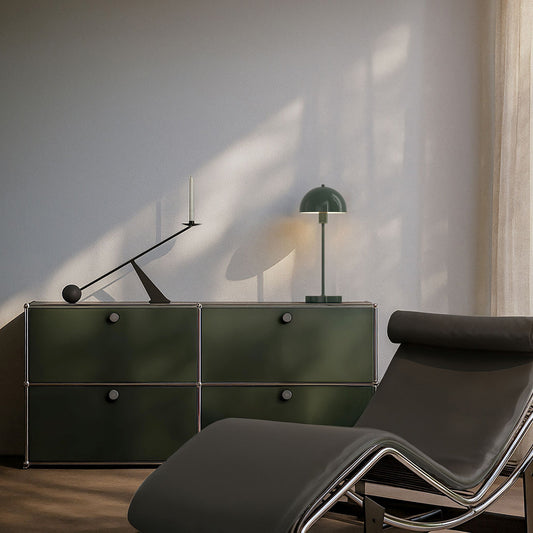 Vienda bordlampe oak leaf green