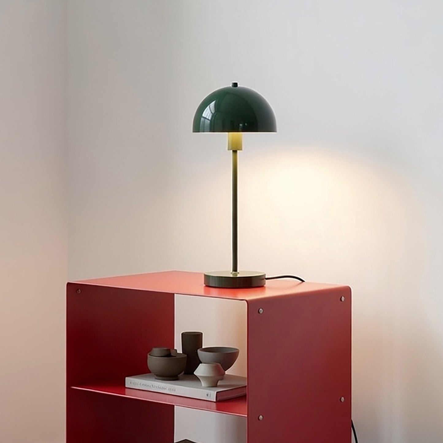 Vienda bordlampe oak leaf green