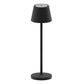 Iris mini bordlampe IP54 oppladbar sort