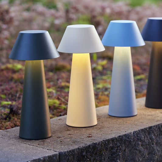Max bordlampe sort oppladbar