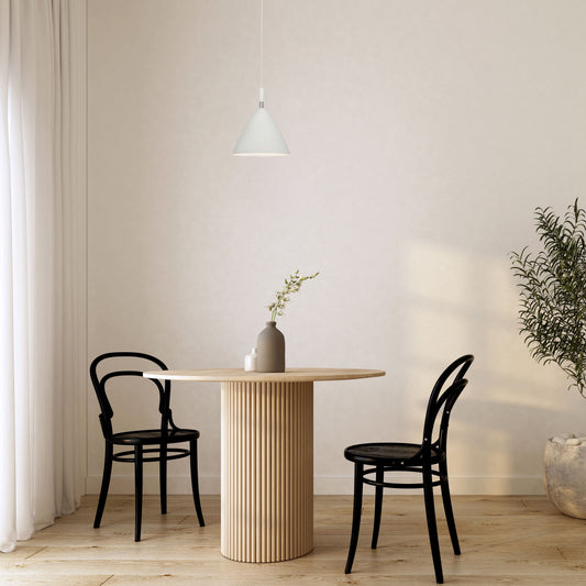 Osteria takpendel E27 hvit/krom