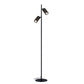 Oz mini K2 gulvlampe sort/bronse