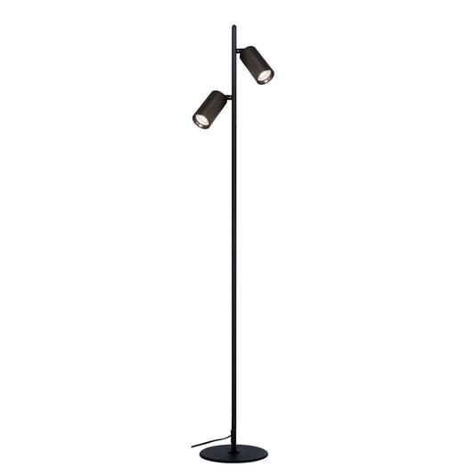 Oz mini K2 gulvlampe sort/bronse