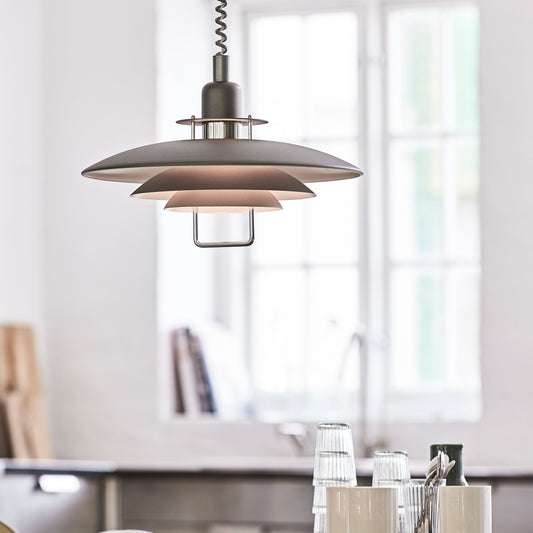 Primus ll pendel Ø43cm m/heis grå