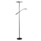 Regent gulvlampe 20W+4W LED sort