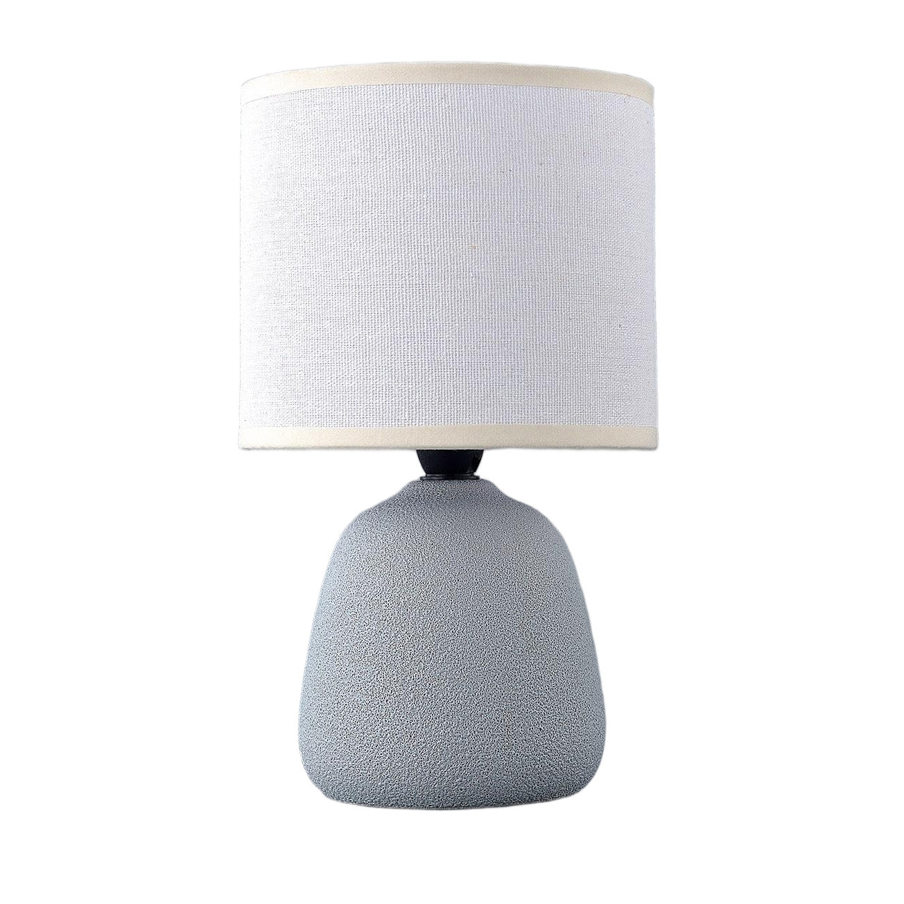 Liora bordlampe blågrå m/skjerm