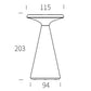 Solar rio bordlampe grønn IP44