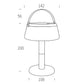 Solar Lantern oppladbar bordlampe grønn IP44