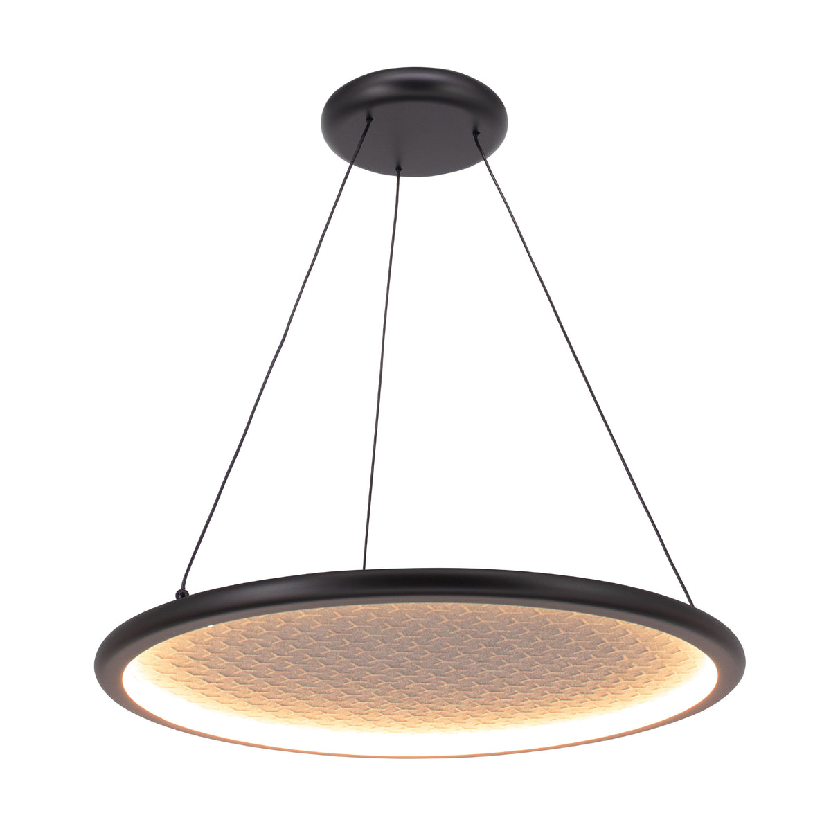 Sonara takpendel sort Ø50cm 20W 1181lm
