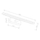 Specchio 50 baderomsarmatur hvit IP44