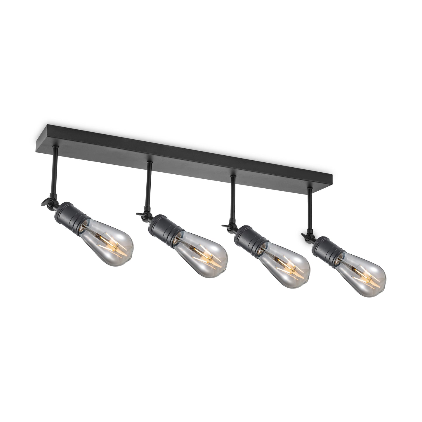 Senja taklampe 4-lys sort