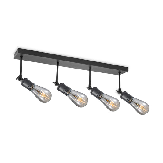 Senja taklampe 4-lys sort