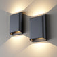 Trem K2 vegglampe sort IP65