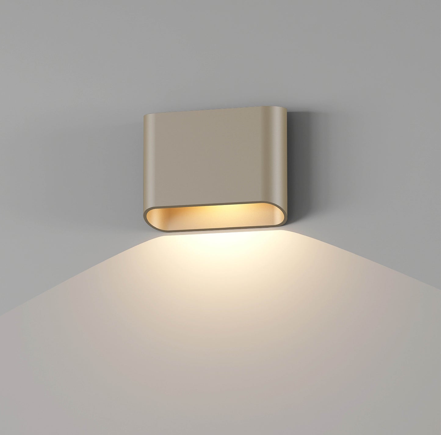 Trem K1 vegglampe cappucino IP65