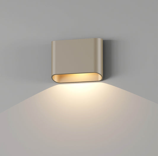 Trem K1 vegglampe cappucino IP65