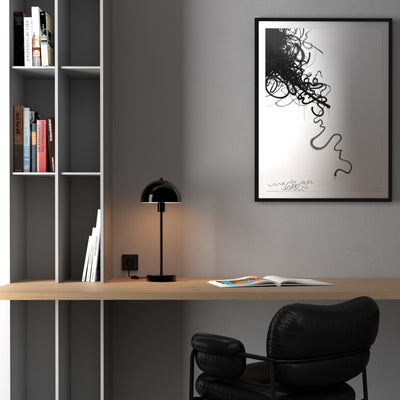 Vienda bordlampe blank sort