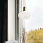 Bell vinduspendel messing/opal