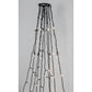 Crispy ice 360-lys lysslynge flaggstang