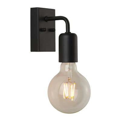 Eliott vegglampe IP21 sort