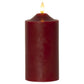 Flamme LED kubbelys 17cm rød