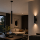 Lysgløtt taklampe 1-lys GU10 sort