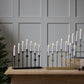 Gustavo 7-lys adventsstake messing