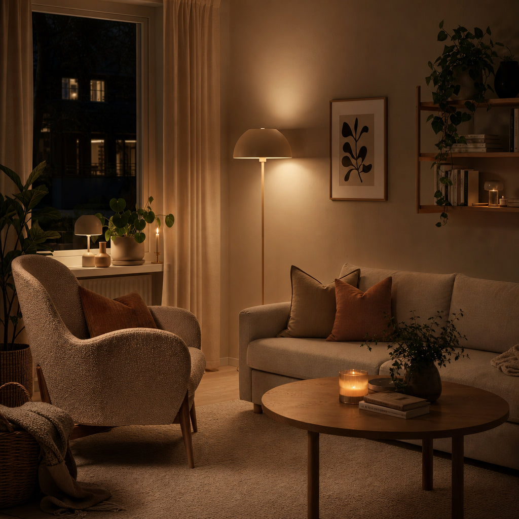 Harmoni gulvlampe E27 beige