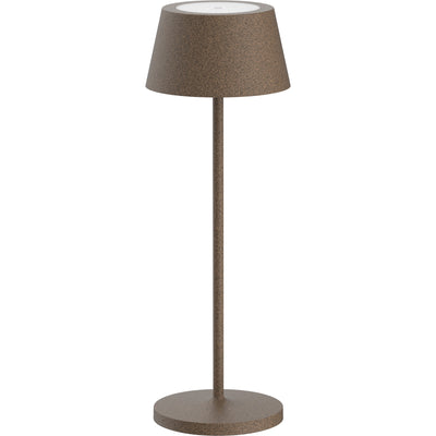 Iris bordlampe IP54 oppladbar rust