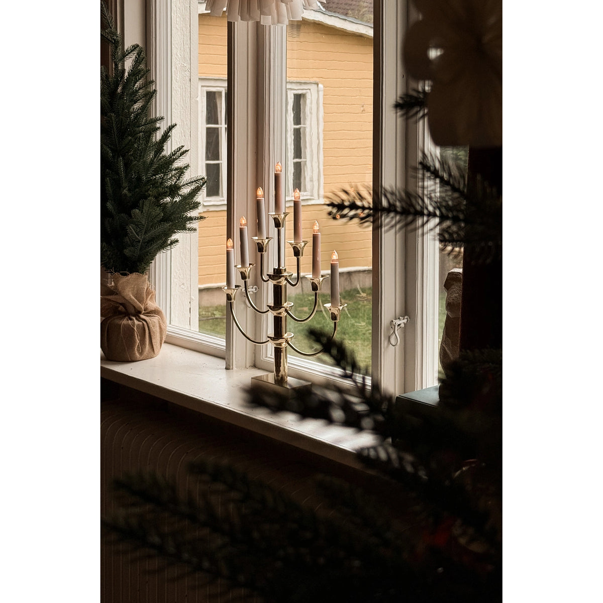 Gylling adventsstake 7l gull