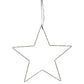 Mira julepynt stjerne 45cm sort