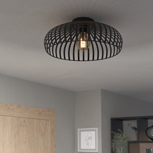 Mogano taklampe sort