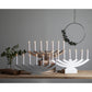 Navida 7-lys adventsstake grafitt