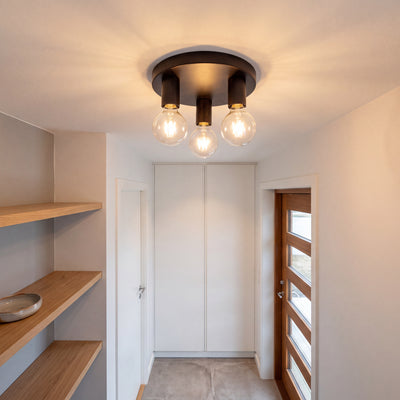 New Zealand taklampe sort/rust