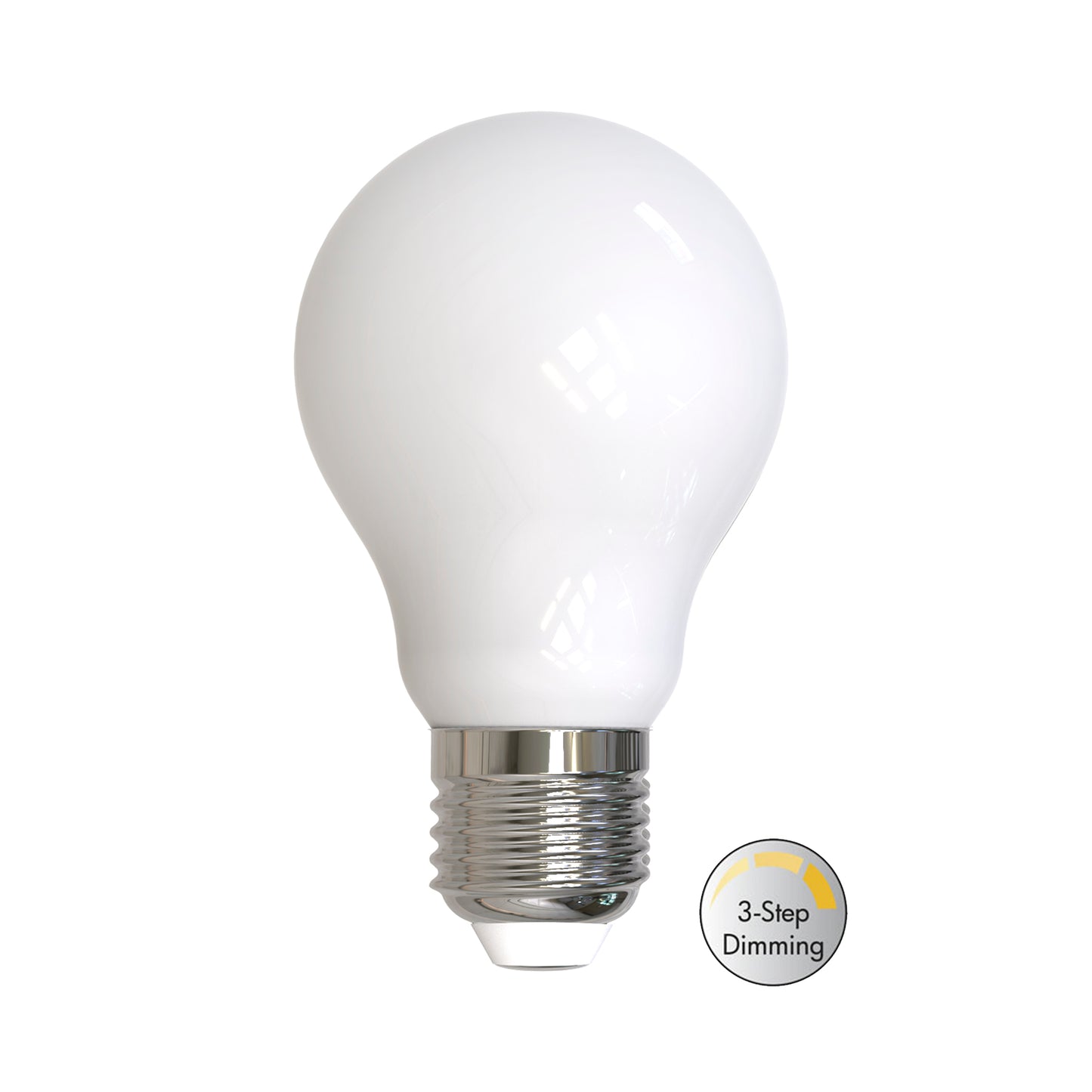 LM LED normal E27 opal 7.5W 806lm 2200K 3-step dim