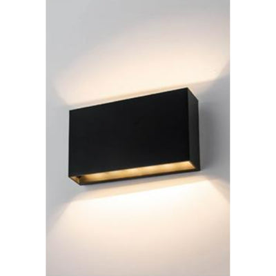 Rapido K2 LED utelampe vegg IP65 sort
