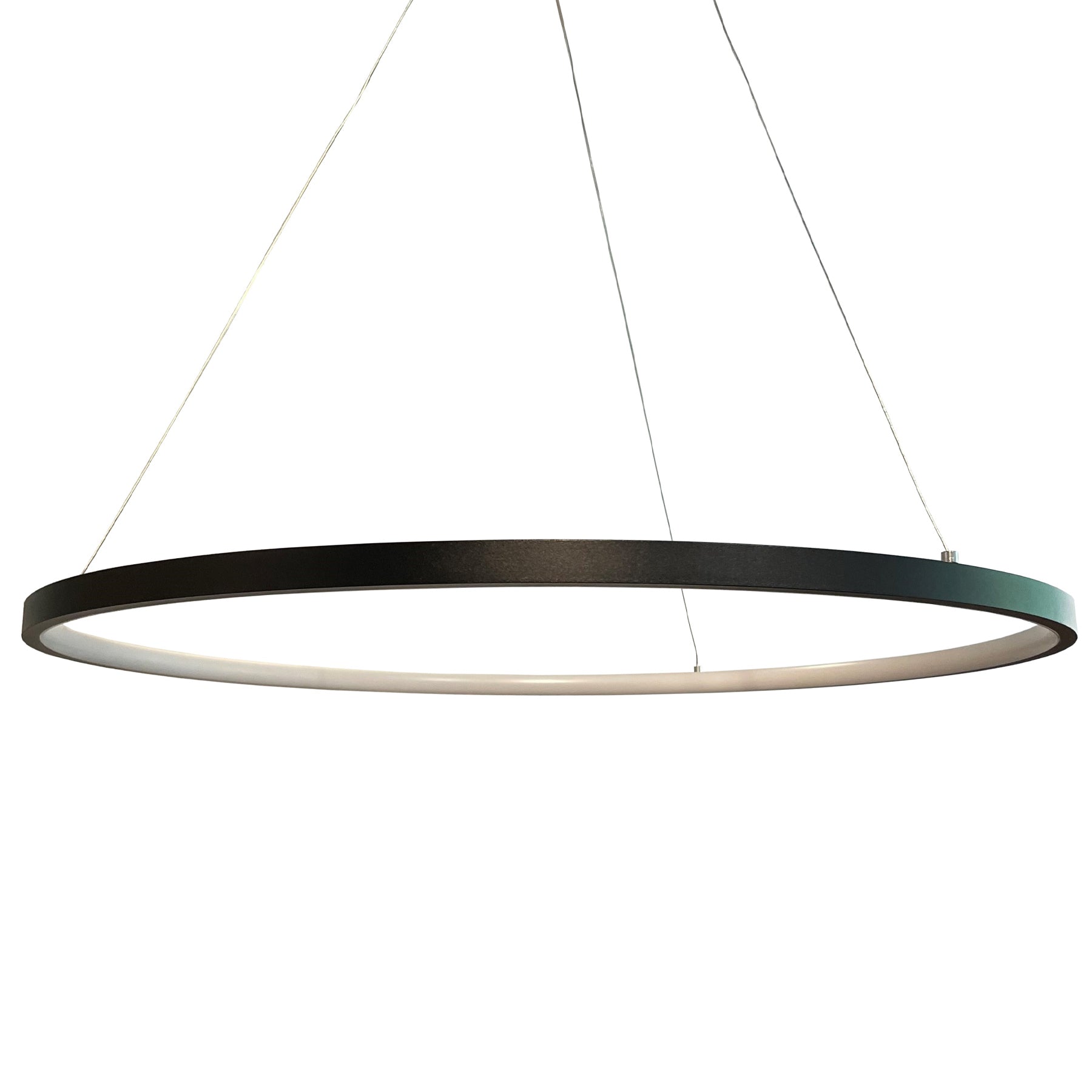 Led Pendel Rund Ringo LED pendel rund 40cm sort – Lampemagasinet
