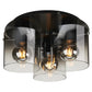 Imperial 3-lys plafond sort/sotet