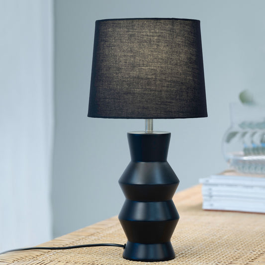 Sienna bordlampe E27 40W sort