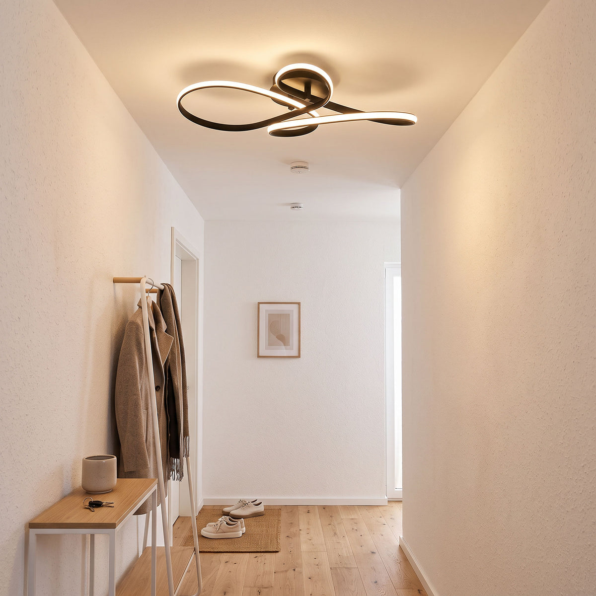 Sløyfen takplafond 40W sort