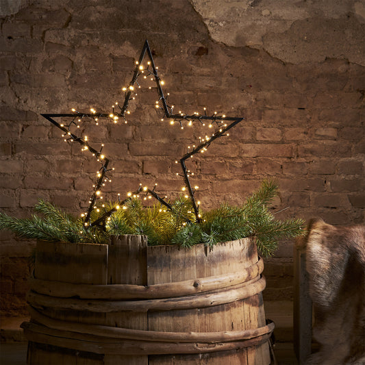 Spiky LED julepynt stjerne 90cm IP44
