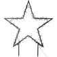 Spiky LED julepynt stjerne 90cm IP44