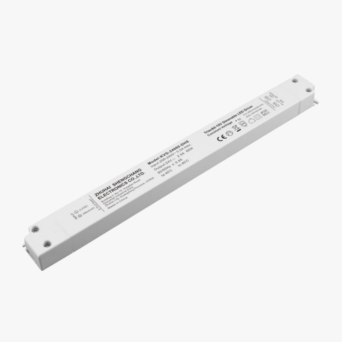 MicroLine SC Power LED trafo 60W 24V dimbar – Lampemagasinet