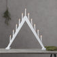Trill 11-lys adventsstake hvit