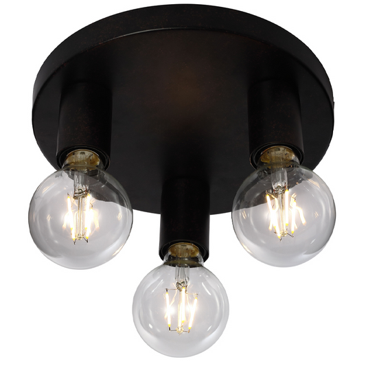 New Zealand taklampe sort/rust