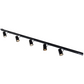 Trackline conic 5-lys skinnepakke 1.5m sort
