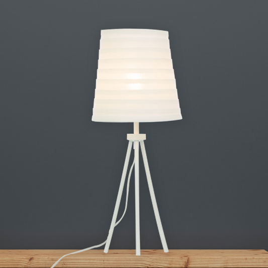 Fussili bordlampe hvit