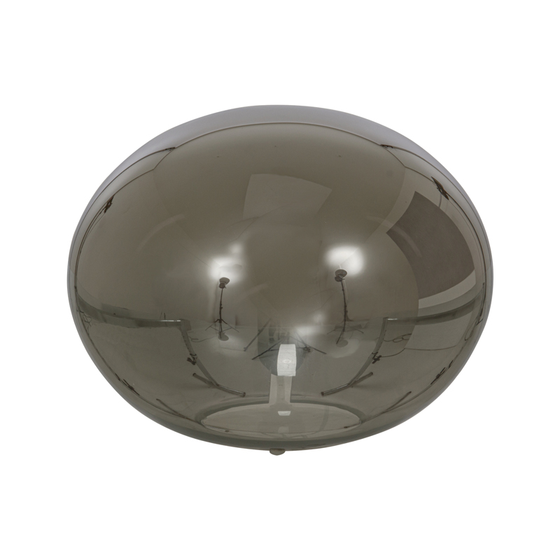 Globus bordlampe laget i speil sotet glass diameter 24cm - Aneta belysning