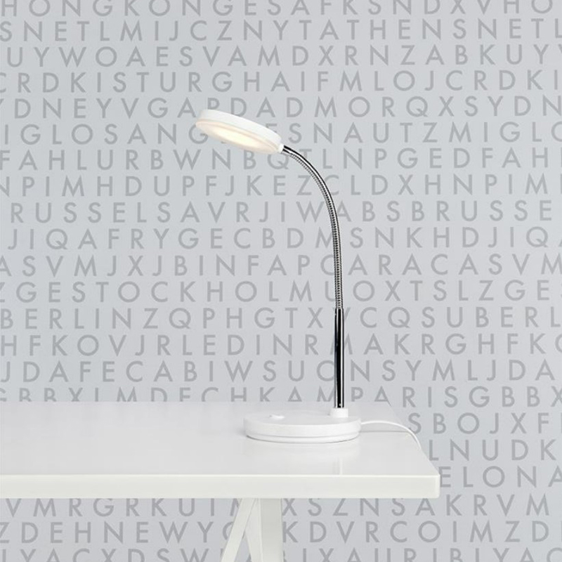 Flex LED bordlampe hvit