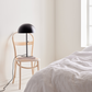 Dome bordlampe sort